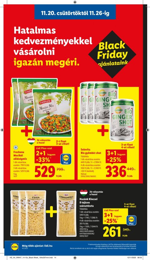 LIDL akciós újság