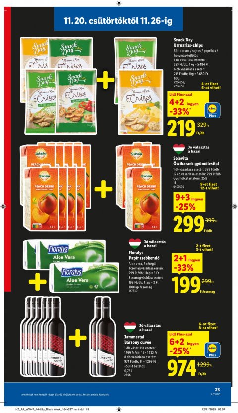 LIDL akciós újság