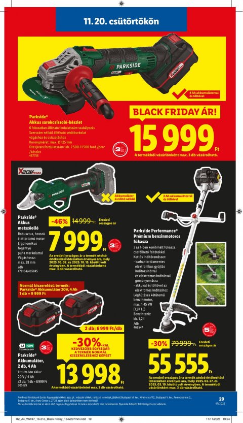 LIDL akciós újság