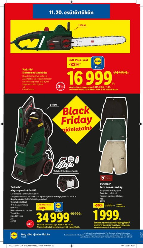 LIDL akciós újság