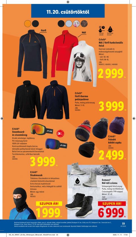 LIDL akciós újság