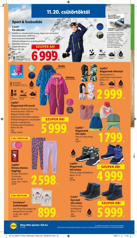 LIDL akciós újság