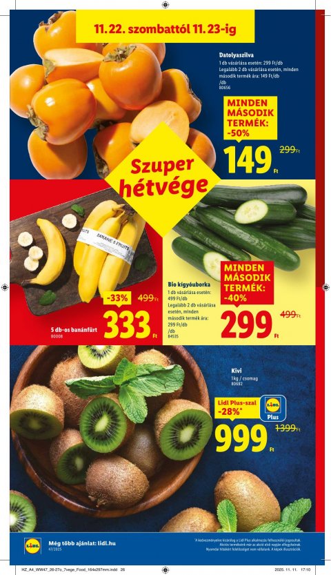 LIDL akciós újság