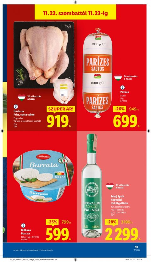 LIDL akciós újság
