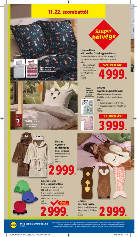 LIDL akciós újság