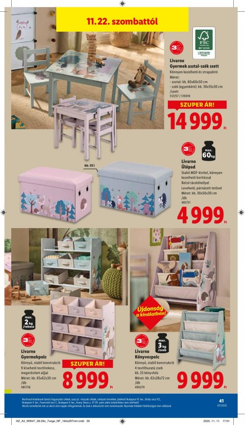 LIDL akciós újság