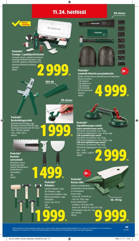 LIDL akciós újság