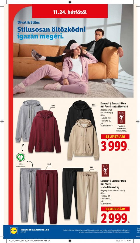 LIDL akciós újság