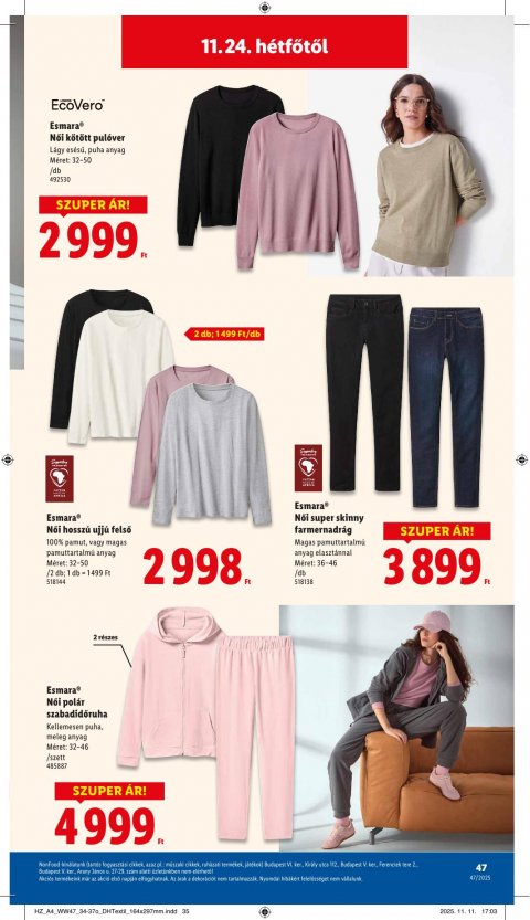 LIDL akciós újság