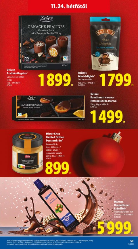 LIDL akciós újság