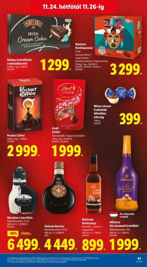 LIDL akciós újság