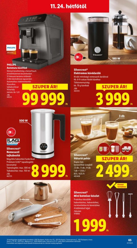 LIDL akciós újság