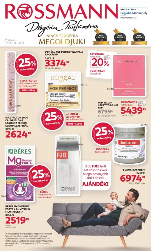 ROSSMANN akciós újság od 17. 11. 2025 do 28. 11. 2025