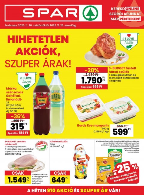 SPAR akciós újság
