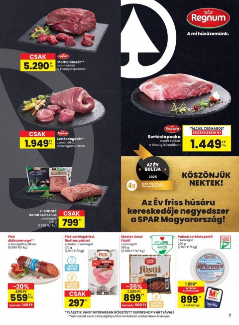 SPAR akciós újság