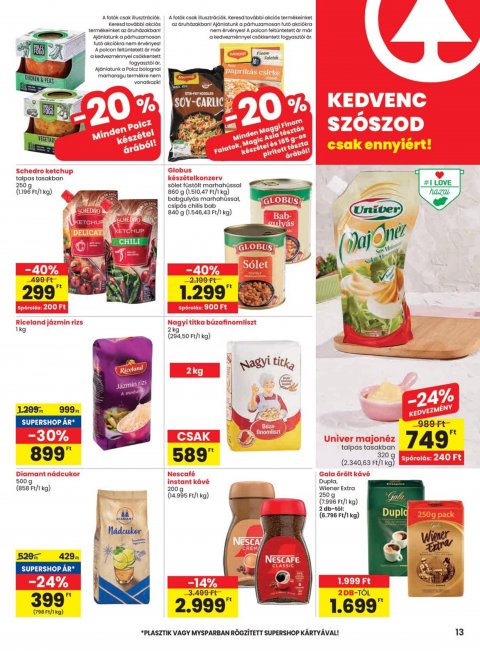 SPAR akciós újság