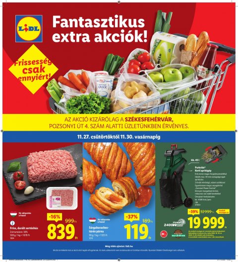 LIDL Regionális akciós újság od 27. 11. 2025 do 30. 11. 2025