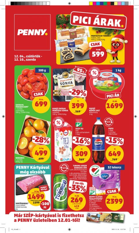 PENNY akciós újság od 4. 12. 2025 do 10. 12. 2025