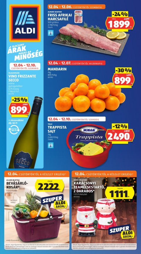 ALDI akciós újság od 4. 12. 2025 do 10. 12. 2025