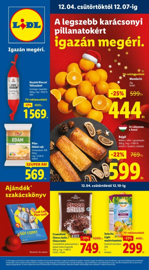LIDL akciós újság od 4. 12. 2025 do 10. 12. 2025