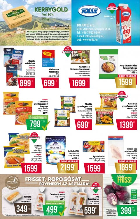 COOP országos akciós újság