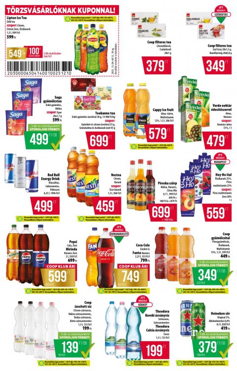 COOP országos akciós újság