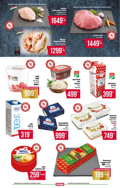 COOP Alföld akciós újság