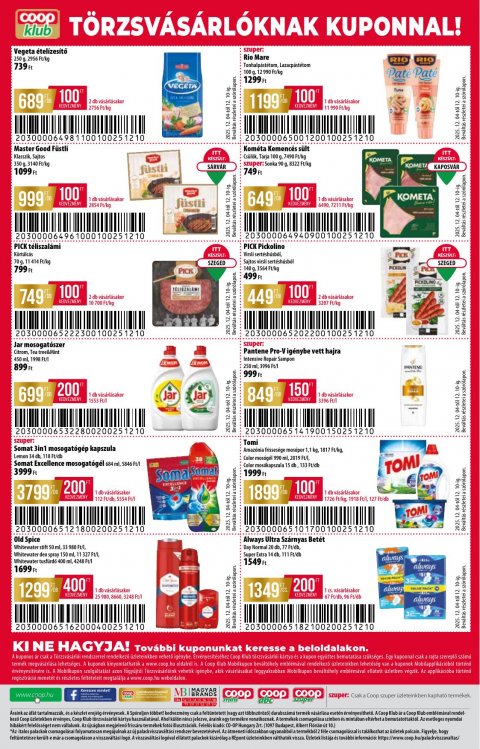 COOP Alföld akciós újság