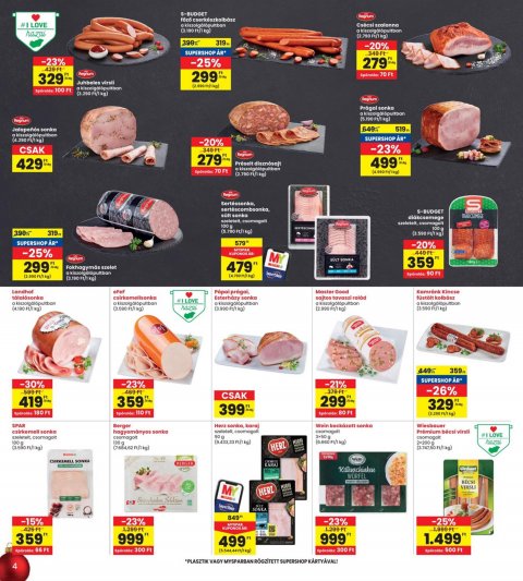 INTERSPAR akciós újság