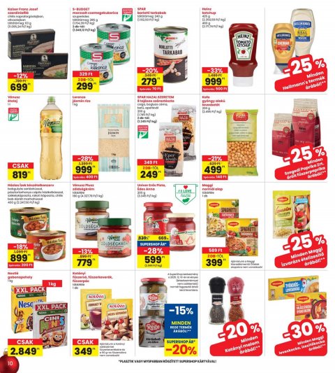 INTERSPAR akciós újság