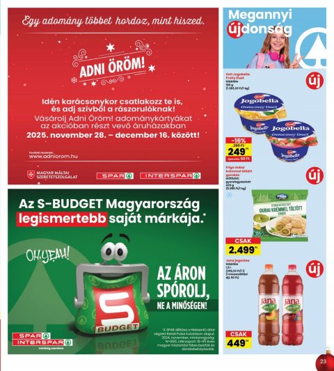 INTERSPAR akciós újság