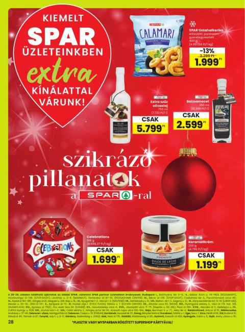 SPAR Extra akciós újság od 11. 12. 2025 do 17. 12. 2025