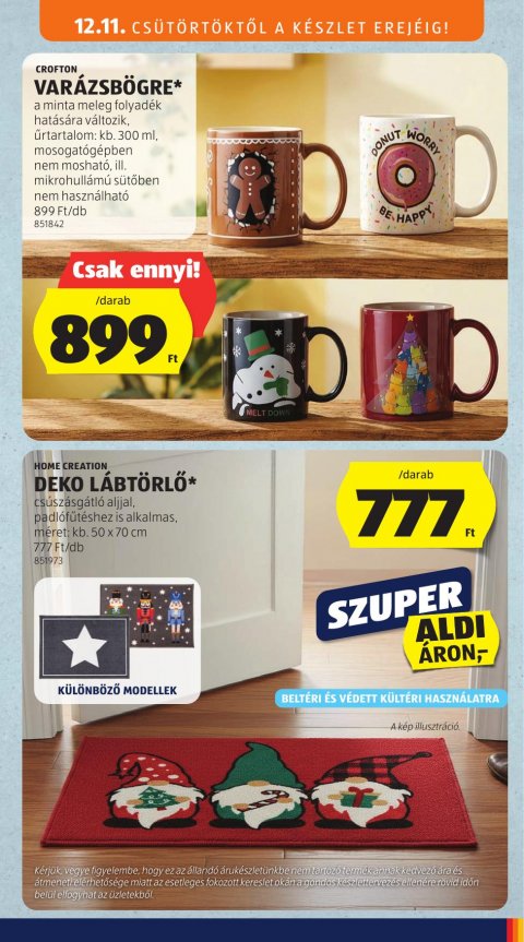 ALDI akciós újság
