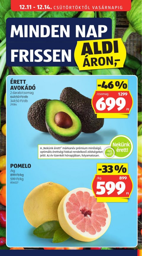 ALDI akciós újság
