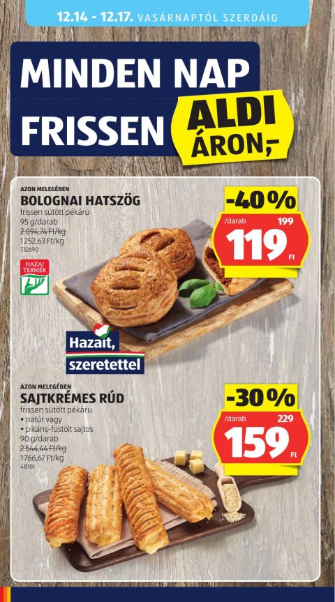 ALDI akciós újság