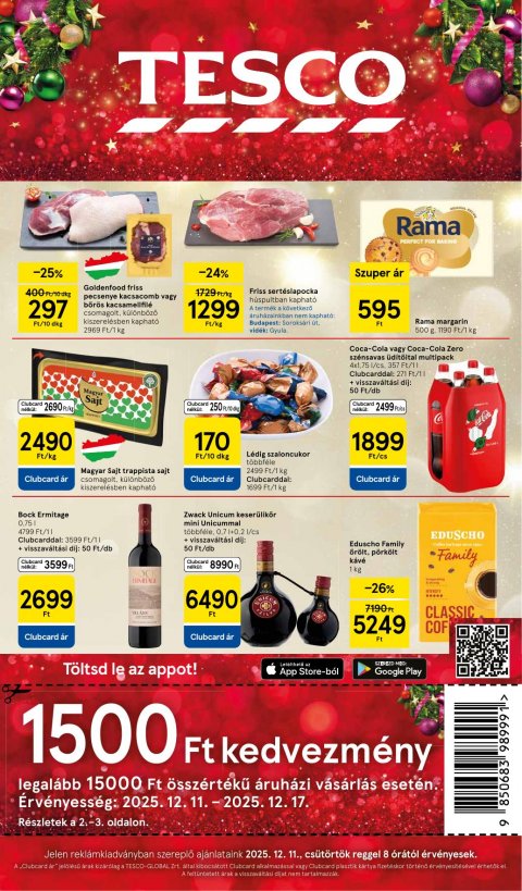 TESCO Hipermarket akciós újság od 11. 12. 2025 do 17. 12. 2025