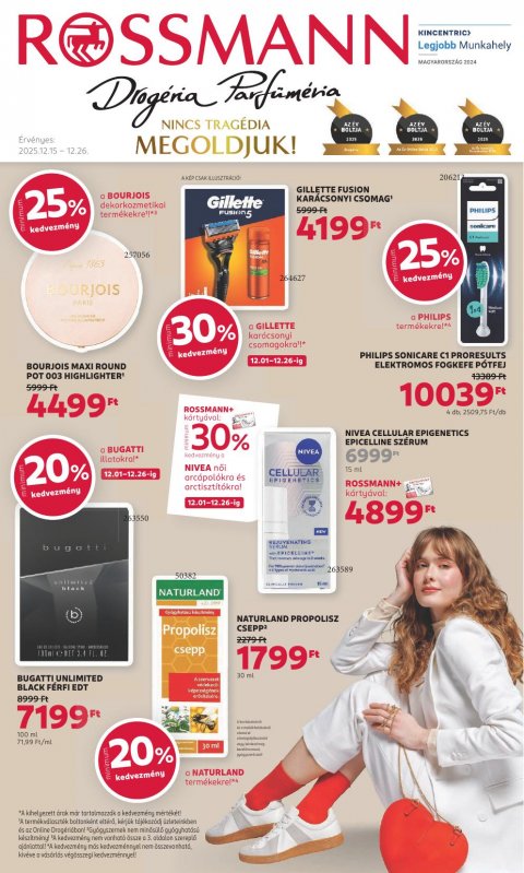 ROSSMANN akciós újság od 15. 12. 2025 do 26. 12. 2025