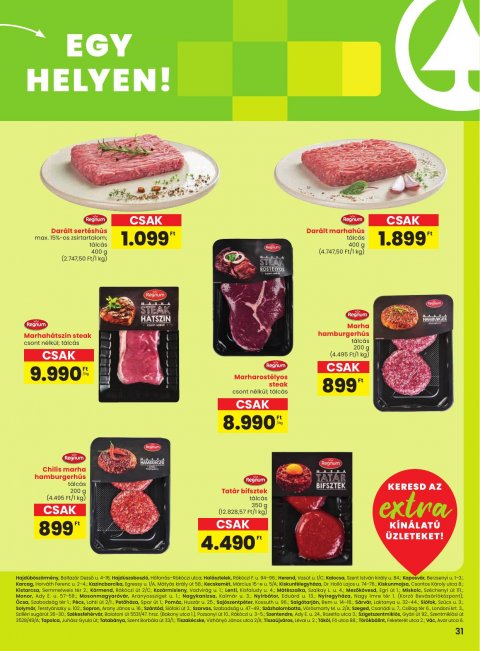 SPAR Extra akciós újság