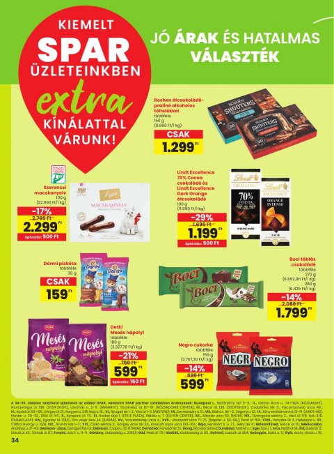 SPAR Extra akciós újság