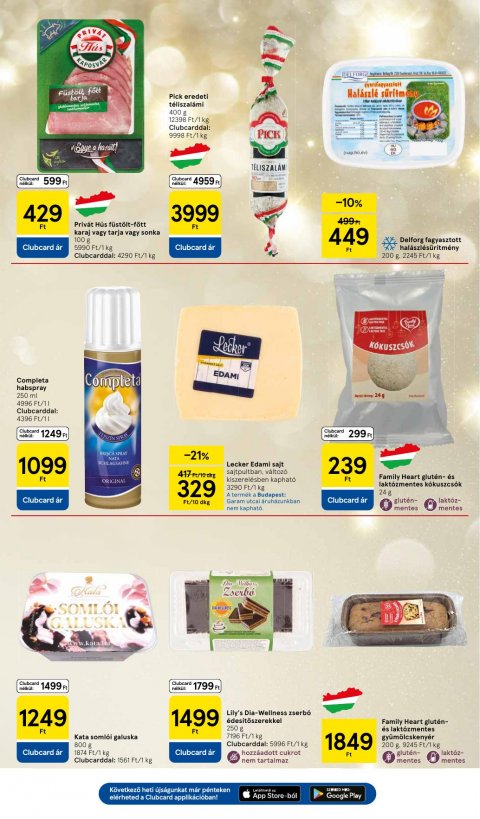 TESCO Szupermarket akciós újság