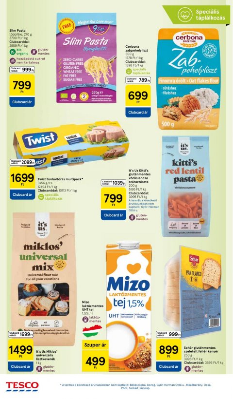 TESCO Szupermarket akciós újság