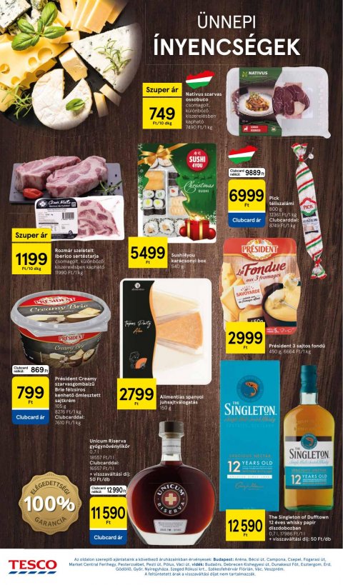 TESCO Hipermarket akciós újság