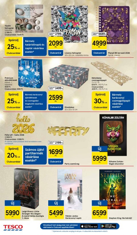 TESCO Hipermarket akciós újság