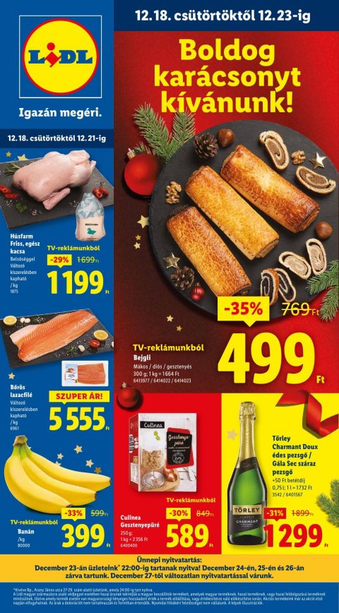 LIDL akciós újság od 18. 12. 2025 do 23. 12. 2025