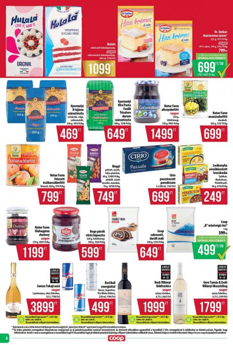 COOP Tisza akciós újság