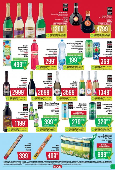 COOP Tisza akciós újság