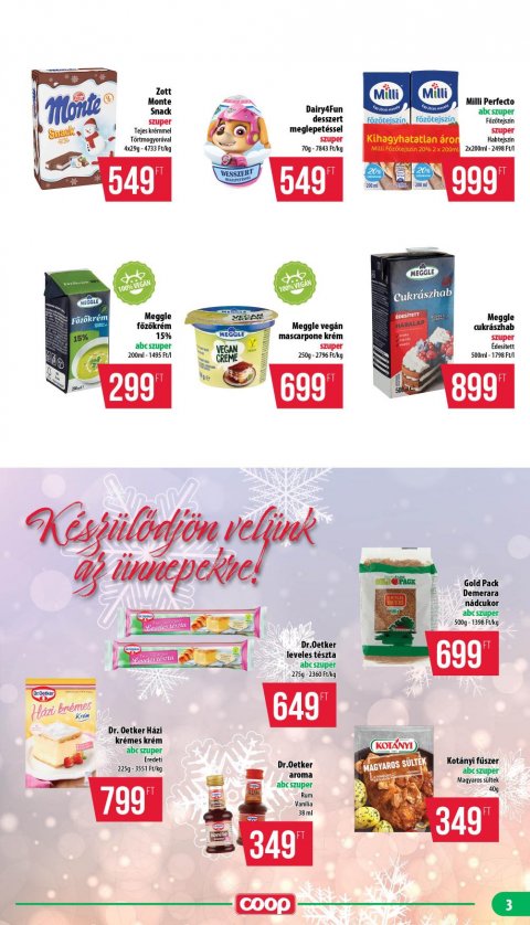 COOP Nyírzem akciós újság