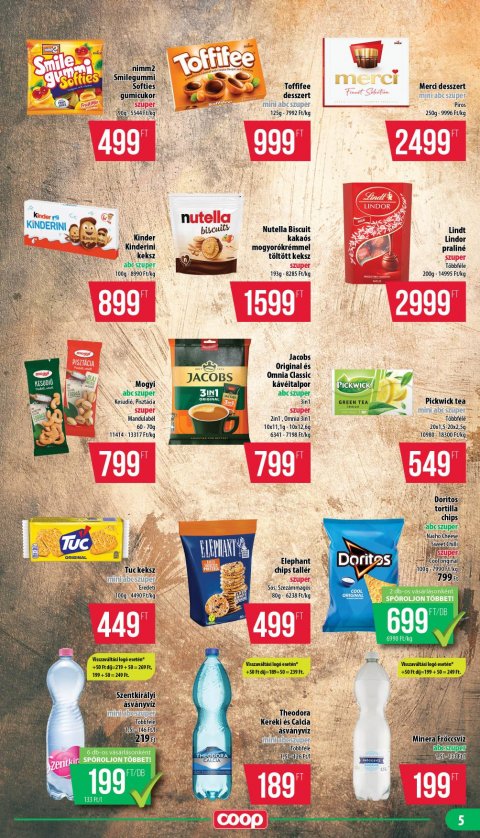 COOP Mecsek akciós újság