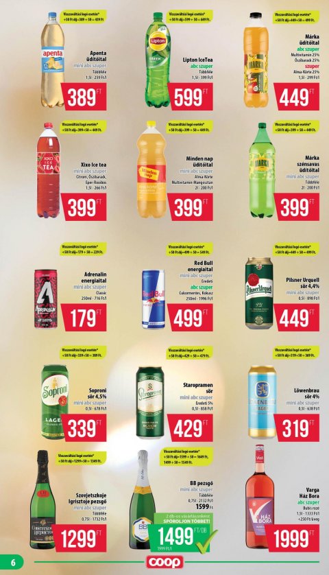 COOP Mecsek akciós újság