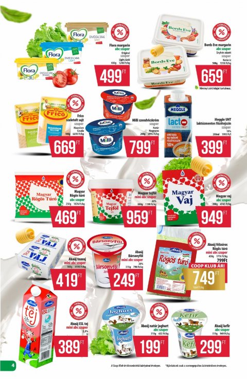 COOP Észak-Kelet akciós újság